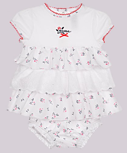 Cheap GUESS Kids Girls Ruffle Dress Set