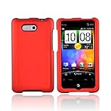 For HTC Aria Rubberized Hard Case Cover ORANGE