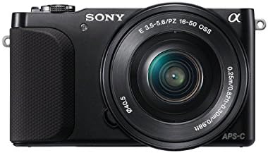 Sony NEX-3N Camera Bundle - 16 MP Mirrorless Interchangeable Lens Camera, 16-50mm Lens, 8GB SD Card, Carry Case - Black (Certified Refurbished)