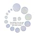 Pair of Genuine Opalite Double Flair Stone Organic Ear Plug Gauges 10G-1
