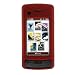 Red Rubberized Hard Cover Case for Verizon LG enV Touch VX11000
