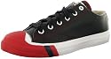 PRO KEDS Court King Mens Shoes Vulcanized Sneakers Leather Black/Red