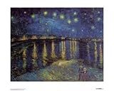 Starry Night Over the Rhone, Art Poster by Vincent Van Gogh