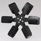 Belt-Driven Race Fan 15 in. Diameter Black Steel/Steel