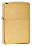 Zippo 204B Brushed Solid Brass Lighter Great American Made Product