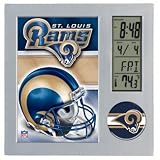 St Louis Rams Desk Clock - NFL Desk Clocks