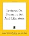 Book Lectures On Dramatic Art And Literature