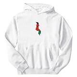 SWEATSHIRT WHITE  MALAWI MAP COLOR  Large