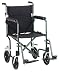 Drive Medical FW19GR Fly-Weight Transport Chair, 19 Inch, Green