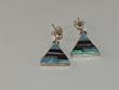 Navajo Indian Jewelry Opal Earrings - ER-0012