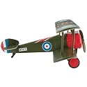 1/100 Die-Cast Sopwith Camel, Olive/Red