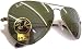 Ray Ban Large Metal Aviator Sunglasses Model 3025 ~ 58mm Lens size ~ Gunmetal Color Frame, Ray Ban G15 Toughened Glass Safety Lenses ~ 58mm lens size