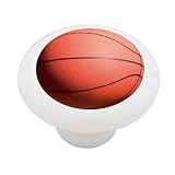 Basketball Decorative High Gloss Ceramic Drawer Knob