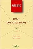 Revue Editions Dalloz - Sirey  / Droit des assurances, 9e édition