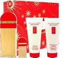 Red Door by Elizabeth Arden for Women 4 Piece Set Includes: 3.3 oz Eau de Toilette Spray + 0.33 oz Eau de Toilette Spray + 3.3 oz Perfumed Body Lotion + 3.3 oz Hydrating Cream Cleanser for the Body