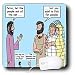 Rich Diesslins Funny Cartoon Gospel Cartoons - Peter - Fishers of Men - Mouse Pads
