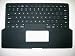 Rasfox Black Preprint KeyBoard Skin For 13 MacBook(Leopard)