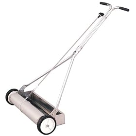 Malco MS34WH 34-Inch Wheeled Magnetic Sweep with Hopper