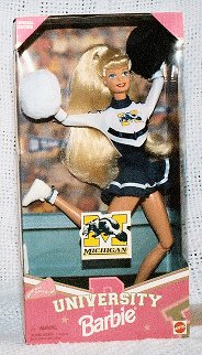 Michigan University Barbie Doll