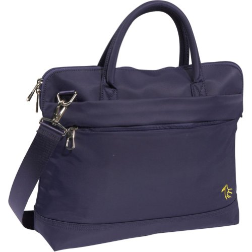 Sumdex NON-136GS Slim Computer Brief Case 13 Inch MacBook or 14.1 Inch PC (Greystone)