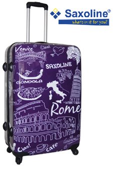 SAXOLINE Trolley-Koffer 71 cm – 4 Rollen – UltraLight – TOP-Design: Rome