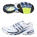 adidas Men's Supernova Cush 7 Running Shoe,White/Blue/Black,14 2E