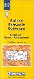 Geneve, Bern, Andermatt Map (Regional Maps)