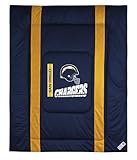 San Diego Chargers NFL Sidelines Full or Queen Bed/Bedding Sports Comforter ....