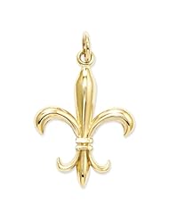 14k Fleur De Lis Charm