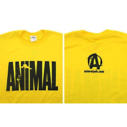 Universal Nutrition Animal T-Shirt Yellow Large