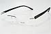 SILHOUETTE Enviso Chassis 7608 Eyeglasses 7644 6059 Black Optical Frame
