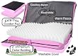 Pet Gear Nature's Foundation Dog Bed - Orthopedic Foam Pad - Excellent Support System - Reversible, Washable, Attractive - SMALL - Pink