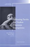 Addressing Faculty And Student Classroom Improprieties