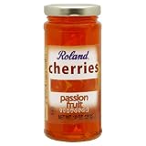 Roland Cherries, Passion Fruit Flavored, 10-Ounce (Pack of 6)