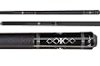 Players Midnight Black Pool Cue with Iron Cross Design (G-2220)