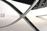 Alphaville Design SL-EXPO-1-MI_K Exposition Chair, Italian Migliore Leather, Black