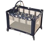 Graco Pack n Play Portable Playard with Bassinet in Patchwork Cows