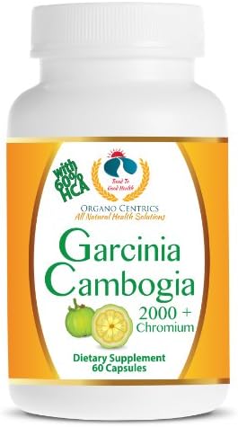 NEW GARCINIA CAMBOGIA 2000 + CHROMIUM - Propietary Pure Extract Formulation - 500mg GC Per Capsule-60% HCA Extract For Clinically Proven Appetite Suppression - 200 mcg High Bioavailability Chromium Used To Balance Blood Sugar Levels - Fast Dissolving Vegetable Gel Caps - FREE SHIPPING