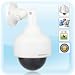 Outdoor/Indoor Dome Fake/Dummy Security Camera with a Flashing Red LED (White)