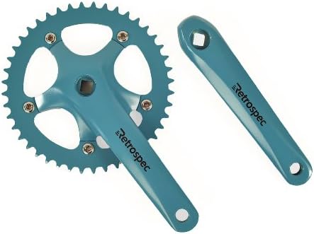 Retrospec Bicycles Fixed-Gear Crank Single-Speed Road Bicycle Forged Crankset