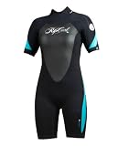 41SSe1rAm L. SL160  Rip Curl Womens Dawn Patrol Short Sleeve Spring Suit (Black/Blue/White, 8)