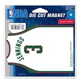 Milwaukee Bucks Official Logo 4" Die Cut Magnet