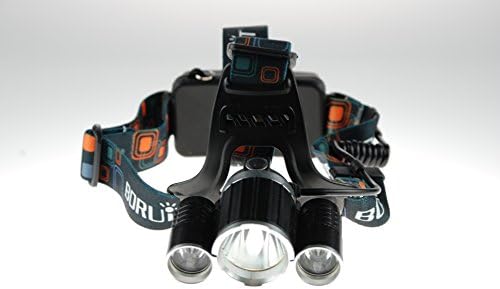 Headlamp Flashlight LED Extremely Bright 5000 Lumens-TrueVibe 4 Modes Led Headlight-comfortable Wearing, Hands-free Head Light+2 Rechargeable Batteries-waterproof