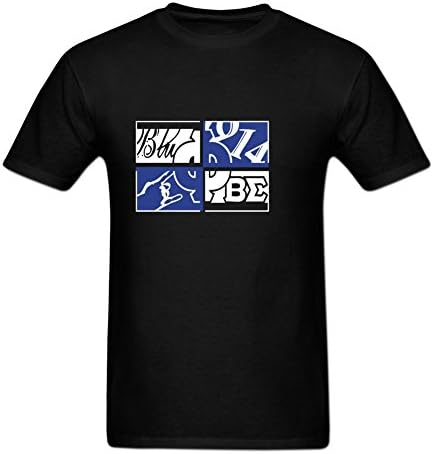 Men's TS Cheapest Phi Beta Sigma Style Cool T Shirt Top By ZIYOUS XXXL Black