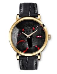 SPRAWL Aanalog Fashion Series Gold Ladies Watches of Genuine Black Leather Strap,Unique Wrist Watch for Women Girls Designed with Cat fashion