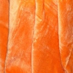XXL Kuscheldecke Tagesdecke Decke Glanz-Design orange 200x240cm