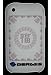 Dermis GLC006 iPhone 3G Good Luck Charm Skin Case- White-Rose