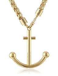 kate spade new york "Anchors Away" Giant Pendant Necklace, 18"