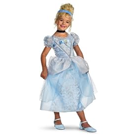 Girls Cinderella Deluxe Costume