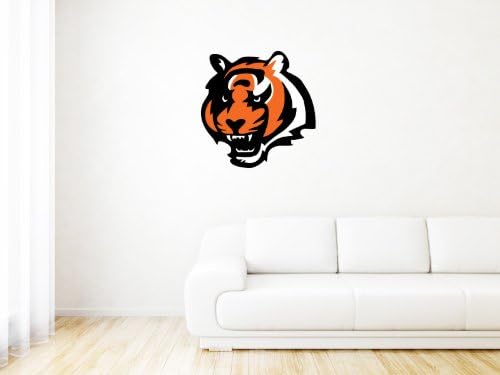 Cincinnati Bengals NFL Logo Wall Graphic Decal Sticker (24" x 24")